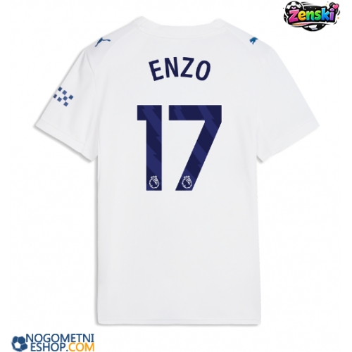 Ženski Nogometni dresi Manchester City Enzo Fernandez #17 Tretji 2026-27 Kratek Rokav